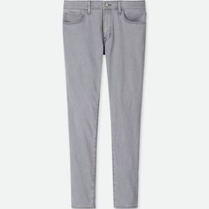 UNIQLO Ultra Stretch Skinny Fit Jeans Gray Grey